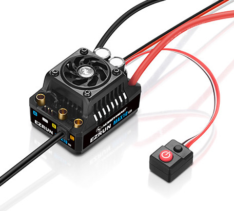 Hobbywing EzRun Combo MAX10 G2 140A - 3665SD 3200kV G3 1/10 - Bild 7