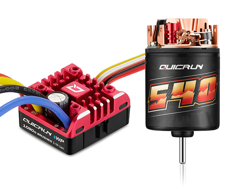 Hobbywing QuicRun Combo 1080 G2 - 540 40T 1/10 Crawler - Bild 2