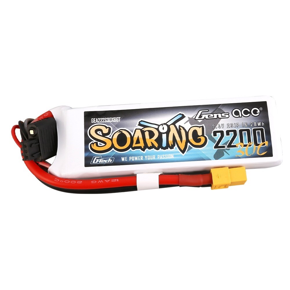 Lipo 7,4v 2S 2200mAh XT60 Gens Ace