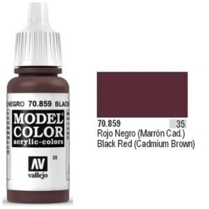 Modelcolor 70859 Black Red 17ml