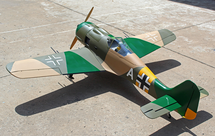 Seagull Focke-Wulf FW 190 2000mm 50cc Infällbara Landställ - Bild 7