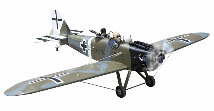 Seagull Junkers CL1 G-BUYU 10-15cc Gas ARF - Bild 2
