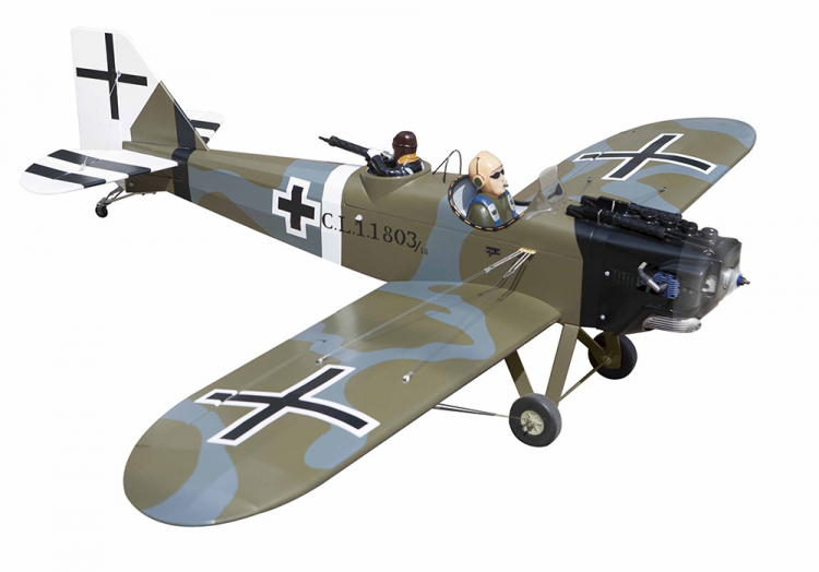 Seagull Junkers CL1 G-BUYU 10-15cc Gas ARF - Bild 3