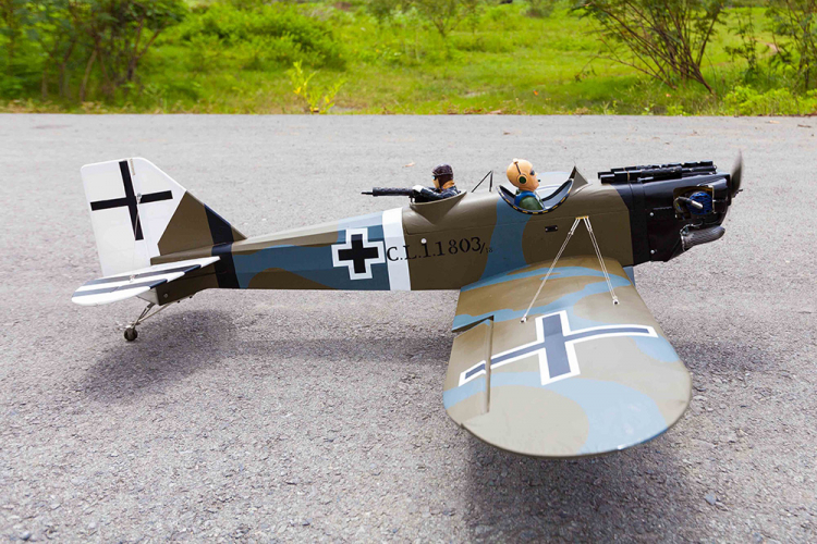 Seagull Junkers CL1 G-BUYU 10-15cc Gas ARF - Bild 8