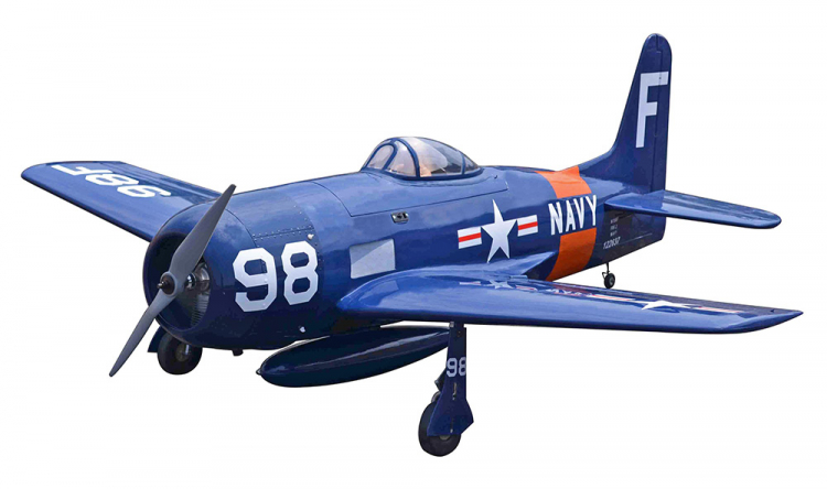 Seagull Grumman F8F Bearcat Navy 33-45cc Gas ARF - Bild 2