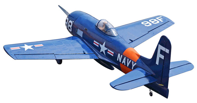 Seagull Grumman F8F Bearcat Navy 33-45cc Gas ARF - Bild 6