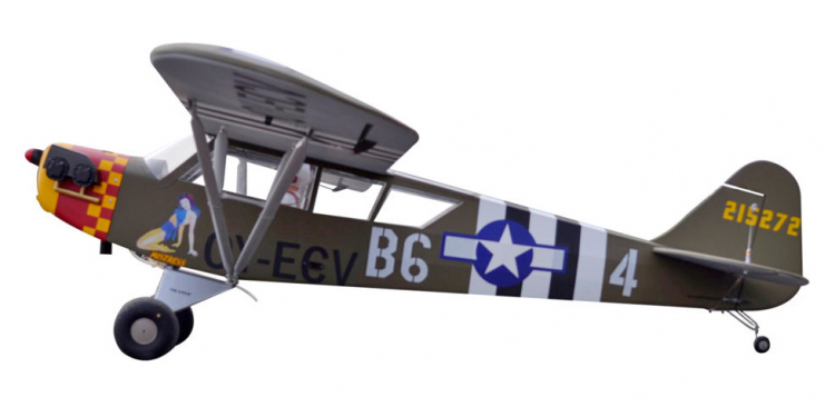 Seagull L-4 Grasshopper 2.29m 20cc Gas ARF - Bild 4