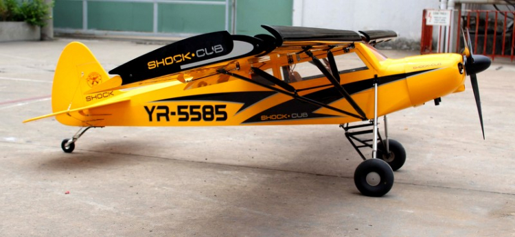 Seagull Shock Cub 35-55cc ARF 2.59m Gul - Bild 8