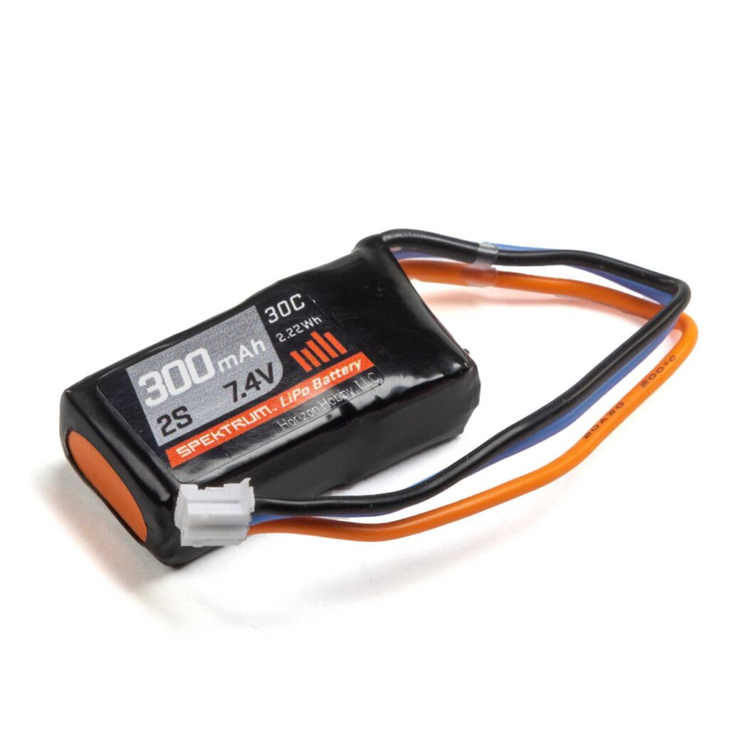 Lipo 7.4V 2S 300mah PH Spektrum
