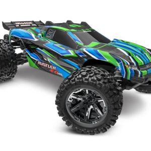 Traxxas Rustler 4×4 VXL 1/10 RTR TQi TSM HD utan Batt Ladd