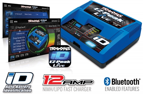 EZ-Peak 12A 4S 5000mAh Batteri Comb Laddare Traxxas 2996GX