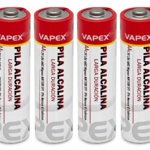 Vapex Alkaline Plus Batterier AA (4)
