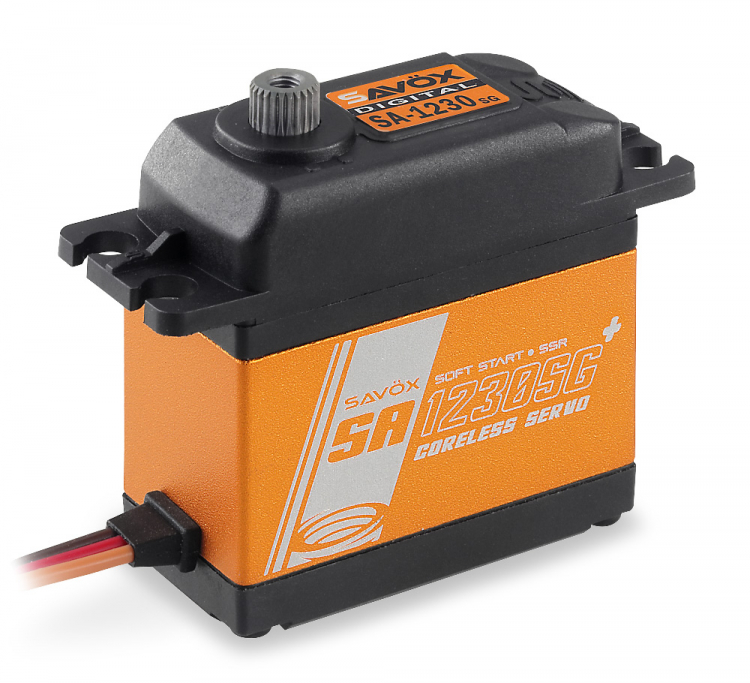 SAVÖX SA-1230SG Servo 36Kg 0,16s Alu Coreless Ståldrev
