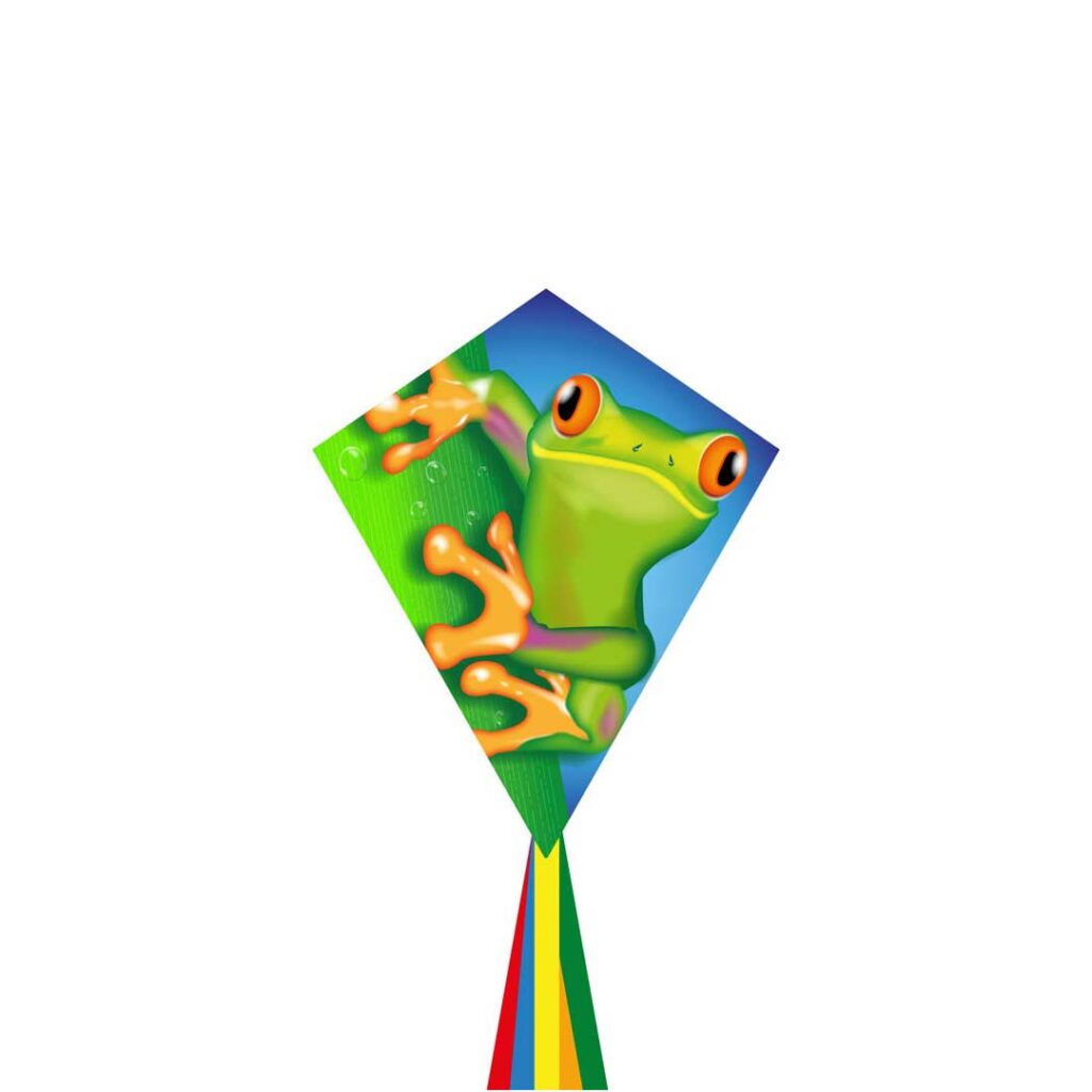 En linors drake Eddy Froggy 70cm