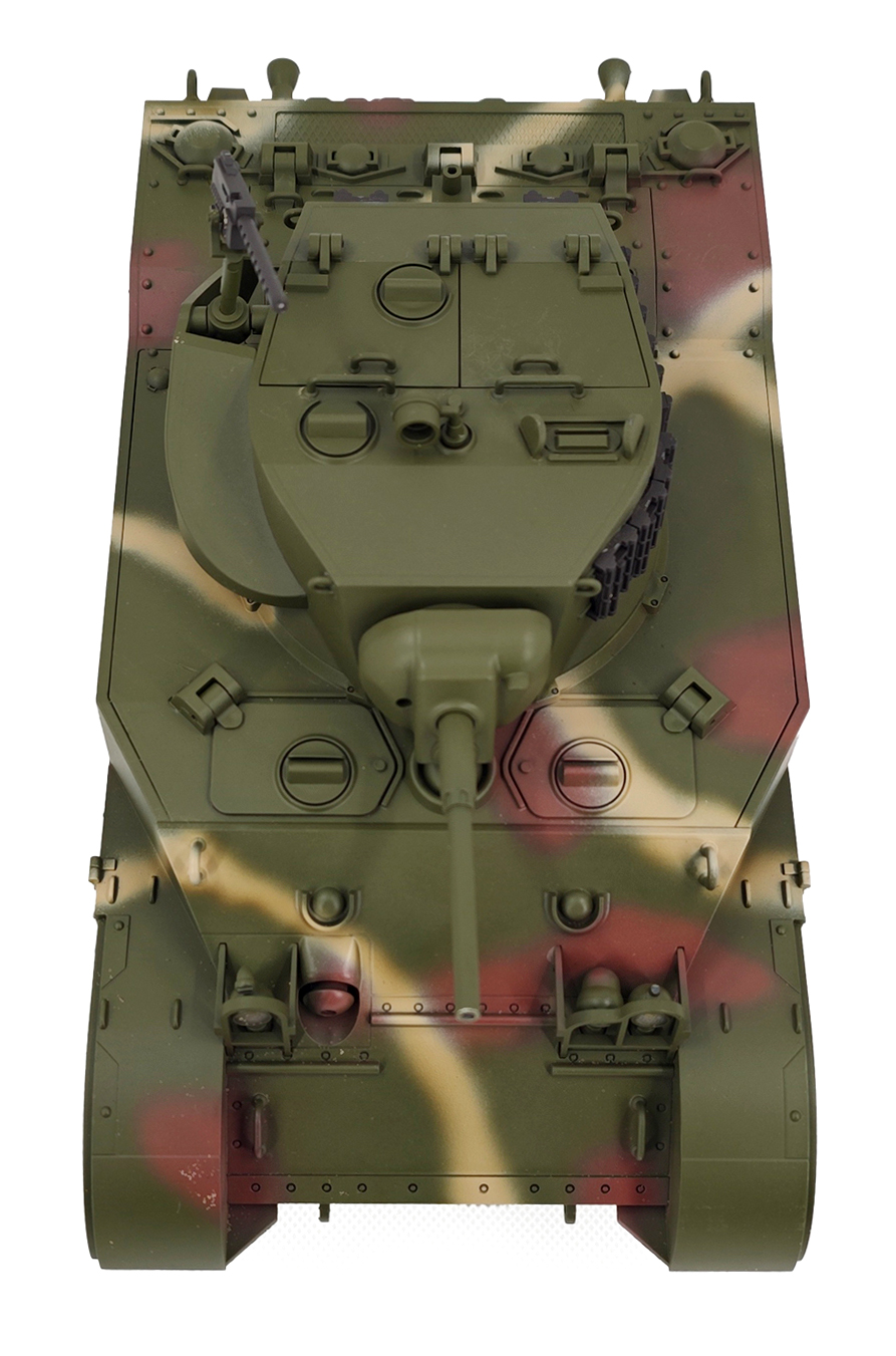 RACENT M5A1 Stuart RC-stridsvagn 1/16 röd – produktbild 7