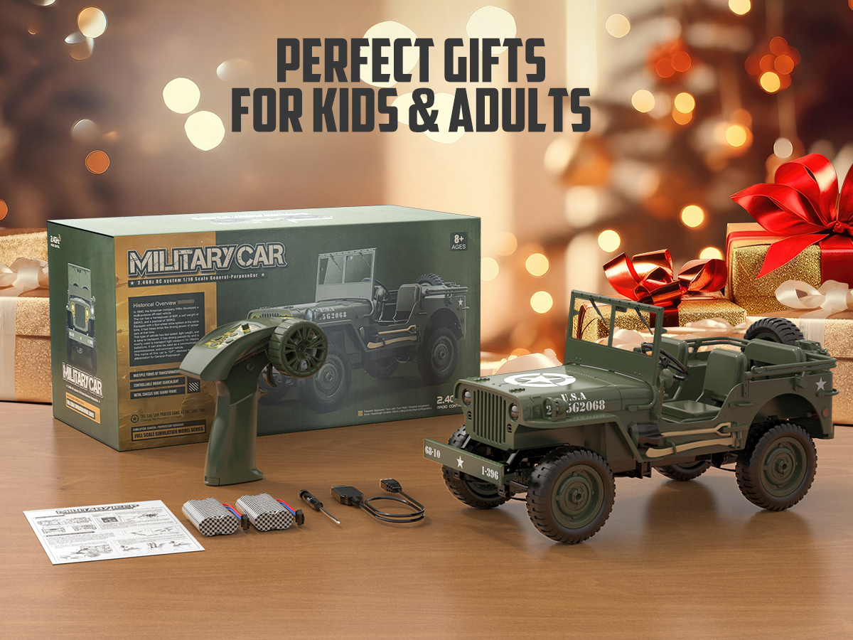 RACENT 1941 Willys MB RC Crawler 1/10 4WD – produktbild 11